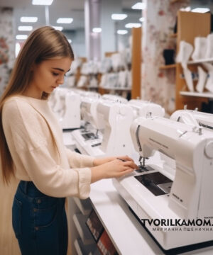 loralayn_The_girl_chooses_a_new_sewing_machine_in_the_store_87a2cdc2-5f4d-4310-ad9a-73006d36f992